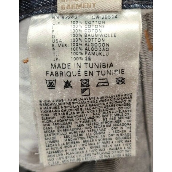 Diesel Men's Larkee Regular Straight Button Fly Blue Denim Jeans Size 32 - Picture 5 of 5